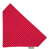 Rot Und White Spot Hundehalstuch Rot Und White Spot Hundehalstuch von BarkleyandFetch