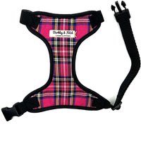 strahlendes Pink Tartan Hundegeschirr von BarkleyandFetch