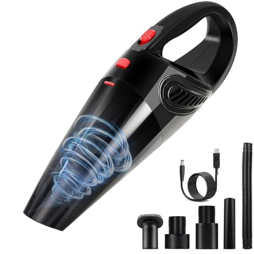 Barley Direct Handstaubsauger, Kabellos Handstaubsauger Akku, 9000PA Mini Autostaubsauger USB Aufladbar Tragbar Leichthandsauger Staubsauger FüR Haus Auto BüRo - Schwarz Barley Direct Handstaubsauger, Kabellos Handstaubsauger Akku, 9000PA Mini Autostaubsauger USB Aufladbar Tragbar Leichthandsauger Staubsauger FüR Haus Auto BüRo - Schwarz von Barley Direct
