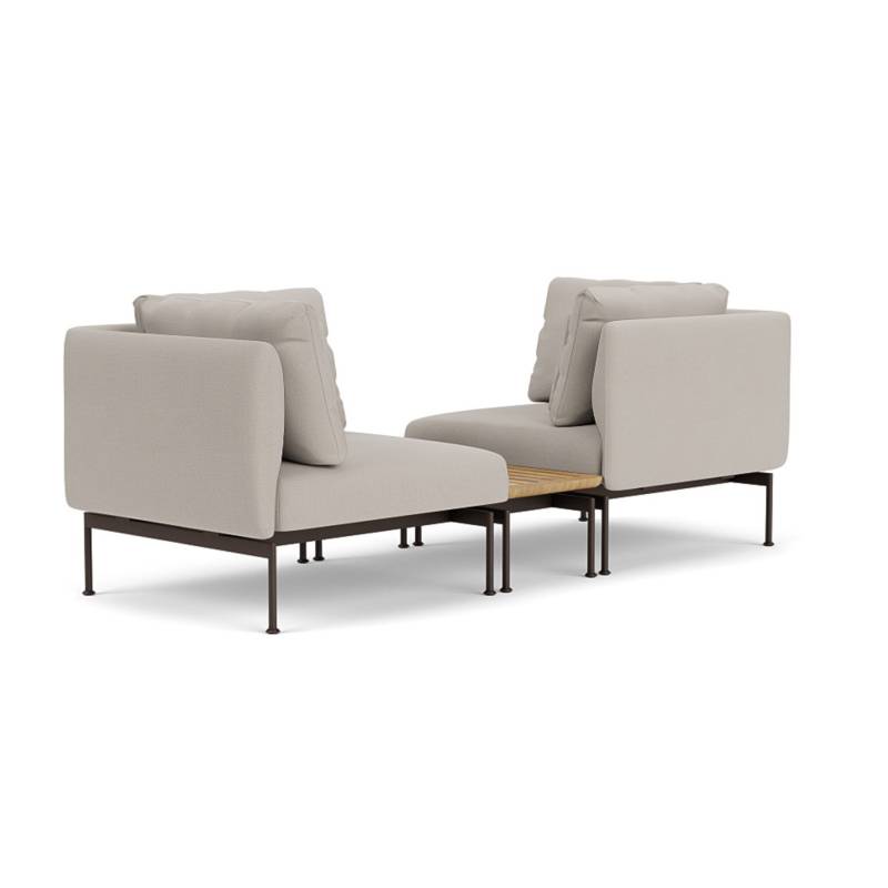 Layout Deep Seating Tete-a-Tete Set von Barlow Tyrie
