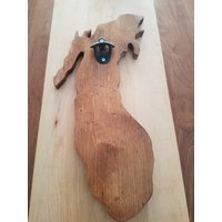 Rustikale Lake Michigan Flaschenöffner von BarnOwlWoodworkingCo