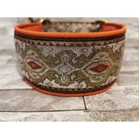 Windhundhalsband 6cm Breit Zugstop Auf Maß Podenco Galgo Barsoi von BarneysHundehalsband