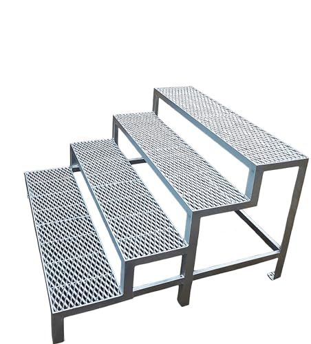 4 Stufen Stahltreppe Außentreppe Freistehend Garten Terrasse Breite 60 cm Höhe 80 cm verzinkt 4 Stufen Stahltreppe Außentreppe Freistehend Garten Terrasse Breite 60 cm Höhe 80 cm verzinkt von Baromet