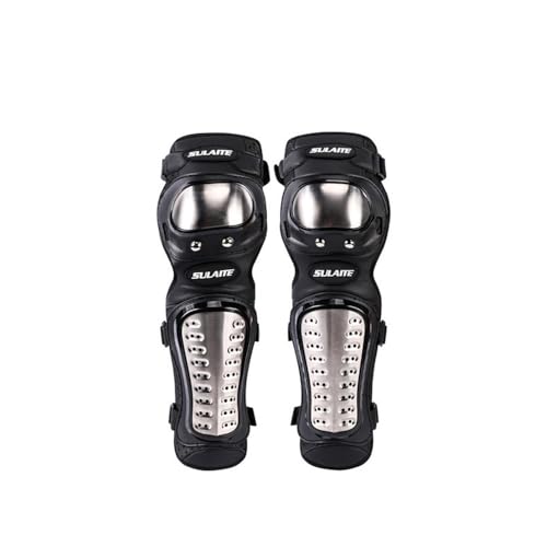 BaronHong Ellbogen-, Knie- und Schienbeinschoner für Motorräder und Motocross für Erwachsene aus legiertem Stahl (2er-Pack (Ellenbogen), M) von BaronHong