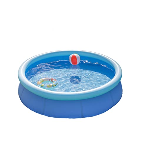 Baroni Home Aufblasbares Pool für den Garten, oberes Boden, rund, für Erwachsene und Kinder, für den Außenbereich, 188 x 51 cm von Baroni Home