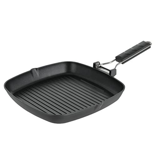 Baroni Home Grill cm.28X28X4H, Aluminium, Gas Surface, 28 x 28 cm von Baroni Home