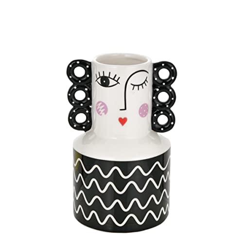 Baroni Home Pop-Vase, modern, handbemalt, Figur für Innen- oder Außenbereich, von Baroni Home