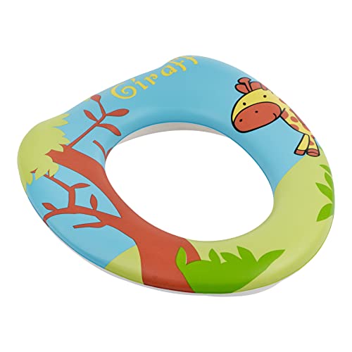 Baroni Home Kindertoilettensitz, Universal Toilettensitz für Kinder, Kinderfreundliches Design, Kindersitz für alle WC geeignet, 29x28x3cm (Giraffe) Baroni Home Kindertoilettensitz, Universal Toilettensitz für Kinder, Kinderfreundliches Design, Kindersitz für alle WC geeignet, 29x28x3cm (Giraffe) von Baroni Home