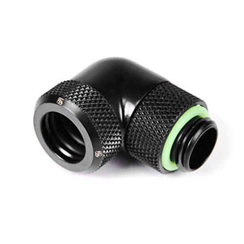 BARROW Multi-Link Adapter Kupplung 90° G1/4" AG auf 12mm AD starr Rohr drehbar schwarz BARROW Multi-Link Adapter Kupplung 90° G1/4" AG auf 12mm AD starr Rohr drehbar schwarz von Barrow