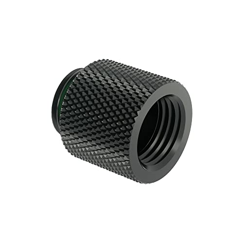 Barrow G1/4 Zoll Stecker auf Buchse, Verlängerungsstück, 15 mm, Schwarz von Barrow