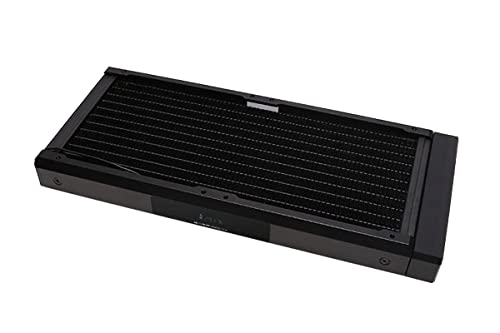 Barrowch Chamäleon Fish OLED-Heizkörper, Kupfer, 2 x 120 mm, Schwarz/Schwarz von Barrowch