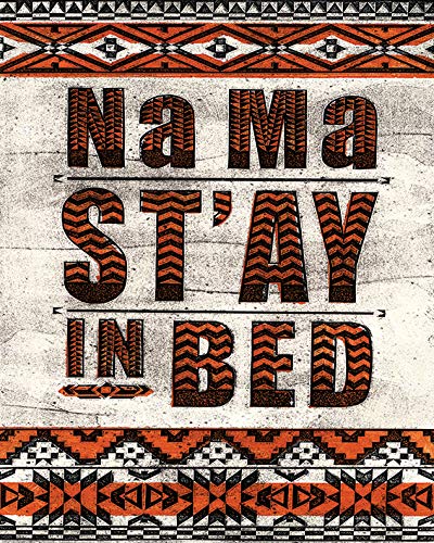 Barry Goodman NA Ma St'ay in Bed 40 x 50cm Canvas Print Leinwanddruck, Mehrfarbig, 40 x 50 cm von Barry Goodman