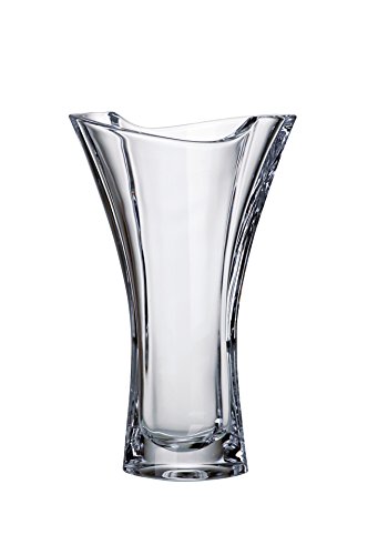 Barski - Europäisches Glas – bleifreies Kristallin – Vase – 25,4 cm Höhe – Hergestellt in Europa von Barski