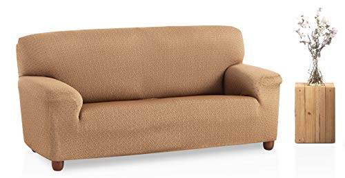 Bartali Sofabezug, elastisch, Olivia, 50% Polyester, 45% Baumwolle, 5% Elastomer, beige, Tamaño 2 plazas (de 110 a 150 cm) von Bartali