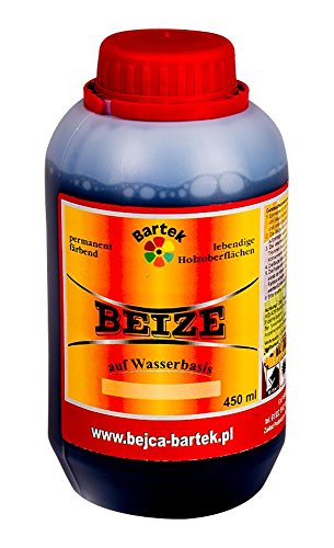 Bartek Beize Rot, 450ml permanent färbend, auf wasserbasis von Bartek