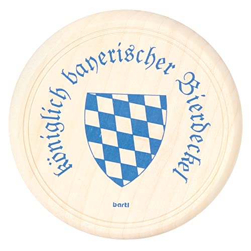 Bartl 102009 Königlich bayerischer Bierdeckel aus Holz, Hält Bayerische Insekten von deinem Bier fern von Bartl