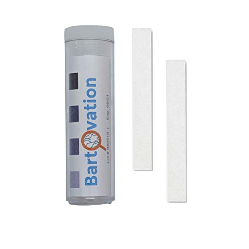 Bartovation restaurant sanitizer chlor-test papier, 10-200 ppm [vial von 100 papierstreifen] von Bartovation