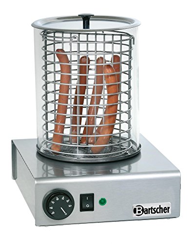 Bartscher Hot-Dog-Gerät mit Glaszylinder 30 – 90 °C A120401 von Bartscher