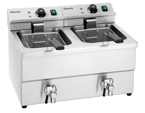 Bartscher Elektro Doppel-Fritteuse IMBISS II 2x 8L Gastronomiebedarf von Bartscher