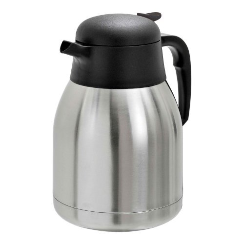 Bartscher Edelstahl Isolierkanne, 1,5 Liter - Thermoskanne Teekanne Kaffeekanne von Bartscher