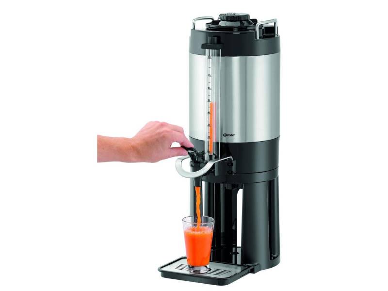 Bartscher Getränkespender Iso-Dispenser 8L 8 Liter, Edelstahl, 150990 von Bartscher