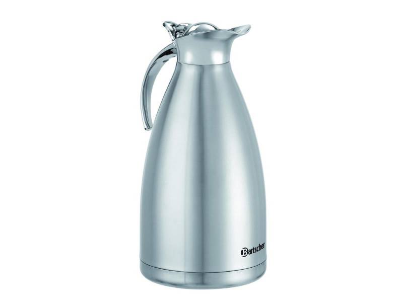Bartscher Isolierkanne Isolierkanne 2L-VST, 2 Liter, Edelstahl, 190108 von Bartscher