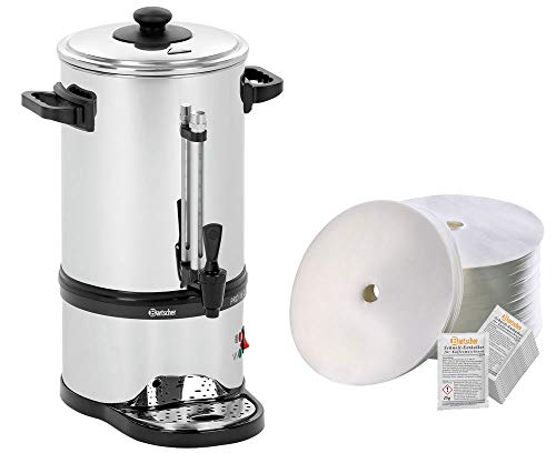 Bartscher Rundfilter Kaffeemaschine Pro II 40T + 100 Rundfilter + Entkalker von Bartscher