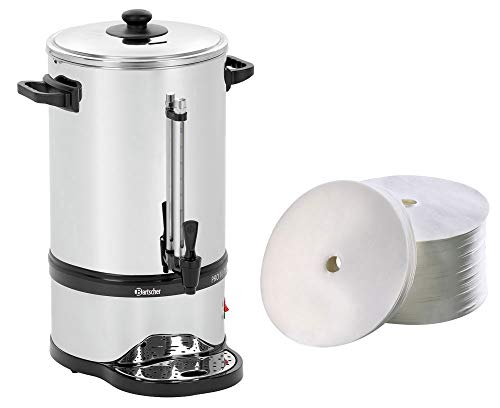 Bartscher Rundfilter Kaffeemaschine Pro Plus 100T + 250 Rundfilter von Bartscher