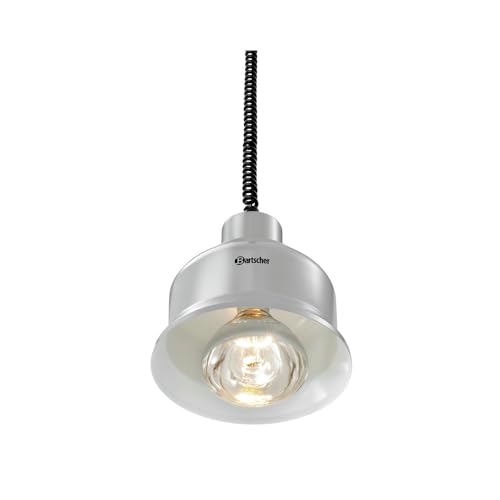 Bartscher Wärmelampe IWL250D Spiralkabel silber - 114278 von Bartscher