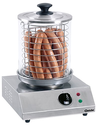 Hot-Dog Gerät / Bockwurst Wärmer / Würtschen Wärmer elektrische Edelstahl | Für ca. 20 Würstchen von Bartscher