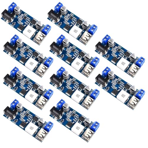 Barturry DC 5V6A Step-Down- 12V24V auf 5V Spannungswandler USB-Aufladung 5A Hohe Leistung 30W 10 Stück Barturry DC 5V6A Step-Down- 12V24V auf 5V Spannungswandler USB-Aufladung 5A Hohe Leistung 30W 10 Stück von Barturry