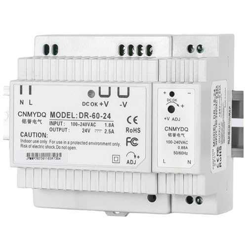 Barturry Einzelausgang DC 24 V DIN RAIL SCHALTERSUCHE NETZUNGSVERFAHREN INDUSTRIAL TRANSFORMATER Kleines Volumen 100-240V Schaltleistung von Barturry