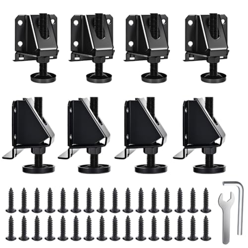Barturry Hochleistungsnivellierende Füße Verstellbarer Tischbein -Nuss -Design für Makelloses Workbench Leveling Füße für Möbel von Barturry