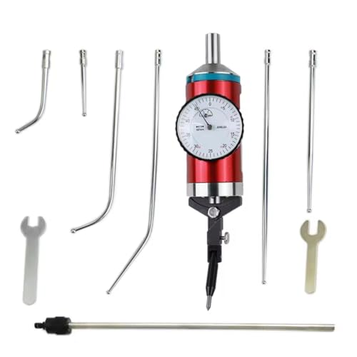 Barturry Koaxial-Zentriermessuhr-Set, 0-3 mm, Mittensucher, Fräswerkzeug, 0,01 mm Genauigkeit, mit Holzbox-Messung von Barturry