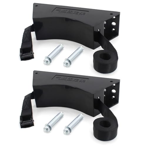 Barturry Propanflaschenhalter, Wandhalterung für Gasflaschen, Halterung für Gasflaschen, Halterung für Propanflaschen mit Schrauben, 2er-Set Barturry Propanflaschenhalter, Wandhalterung für Gasflaschen, Halterung für Gasflaschen, Halterung für Propanflaschen mit Schrauben, 2er-Set von Barturry