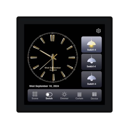 Barturry Tuya T3e Pro Smart Control Panel Smart Control Panel Touchscreen -Panelschalter Zigbee Intelligent Home Wall Push Light Switch Schwarz Barturry Tuya T3e Pro Smart Control Panel Smart Control Panel Touchscreen -Panelschalter Zigbee Intelligent Home Wall Push Light Switch Schwarz von Barturry