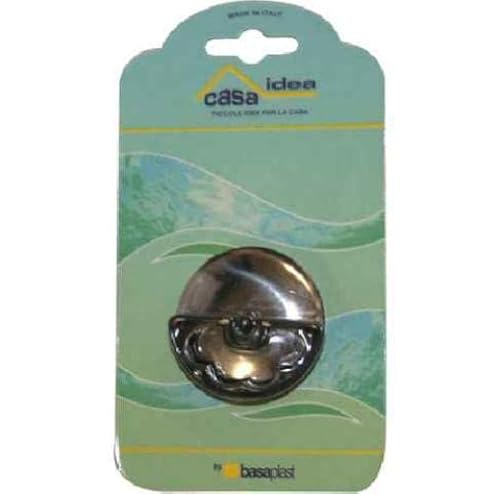 Basaplast BAS003 verchromter Stöpsel mit Griff, für Wanne und Waschbecken, Durchmesser 52 mm von Basaplast