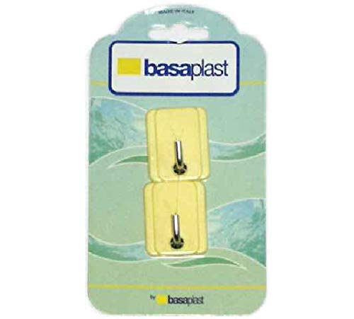 Basaplast BAS030 Haken für Einzelbett, Bad und Küche, Aluminium, PVC, verschiedene Farben von Basaplast