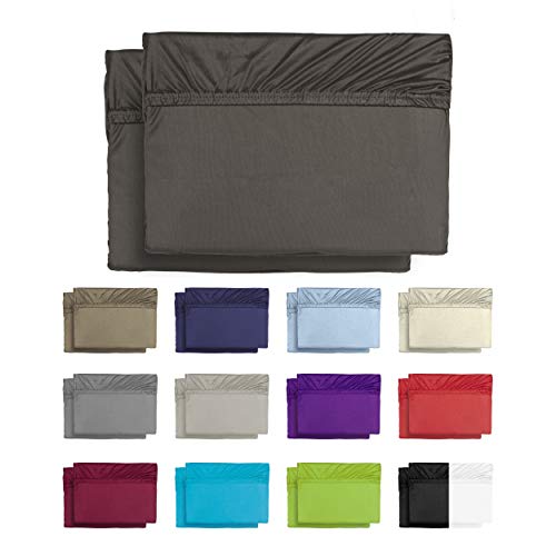 BaSaTex 2er Pack Microfaser Spannbettlaken, Spannbetttuch Doppelpack in vielen Größen und Farben 120x200 cm Anthrazit BaSaTex 2er Pack Microfaser Spannbettlaken, Spannbetttuch Doppelpack in vielen Größen und Farben 120x200 cm Anthrazit von BaSaTex