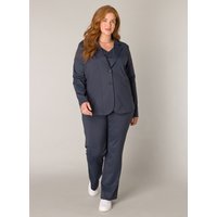 Base Level Curvy Jackenblazer "Leah", mit Reverskragen und Stretch von Base Level Curvy