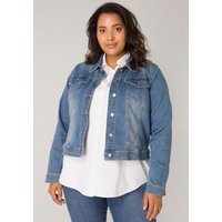 Base Level Curvy Jeansjacke "BAS-Yamila", Modisches Basic Base Level Curvy Jeansjacke "BAS-Yamila", Modisches Basic von Base Level Curvy
