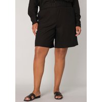 Base Level Curvy Relaxshorts "YARDAN", aus Leinen und Viskose und mit elastischem Bund von Base Level Curvy