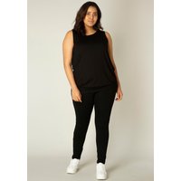 Base Level Curvy Longtop "Yasmina", Formgebendes Bündchen am Saum von Base Level Curvy