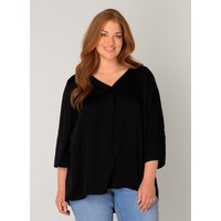 Base Level Curvy Shirtbluse "Yanina", mit V-Ausschnitt von Base Level Curvy