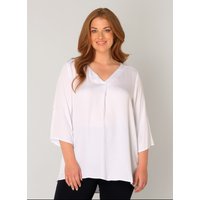 Base Level Curvy Shirtbluse "Yanina", mit V-Ausschnitt von Base Level Curvy