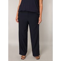 Base Level Curvy Stoffhose, mit Schlag und Viskose von Base Level Curvy