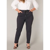 Base Level Curvy Stoffhose "Liana", Sommerhose mit Stretch und Kordelzug, im Jeggings-Style von Base Level Curvy
