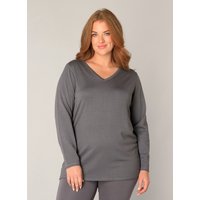 Base Level Curvy Strickpullover "Anine", mit V-Ausschnitt von Base Level Curvy