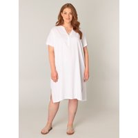 Base Level Curvy Tunikakleid "Yacinthe", Sommerkleid mit Leinen von Base Level Curvy