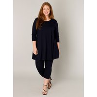 Base Level Curvy Tunikashirt "Aria", mit Rundhalsausschnitt von Base Level Curvy